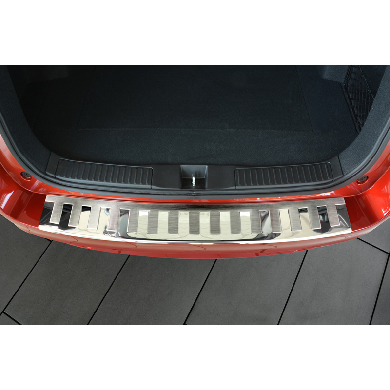 Stainless Steel Rear bumper protector  Honda Civic Tourer 2014- 'Ribs'
