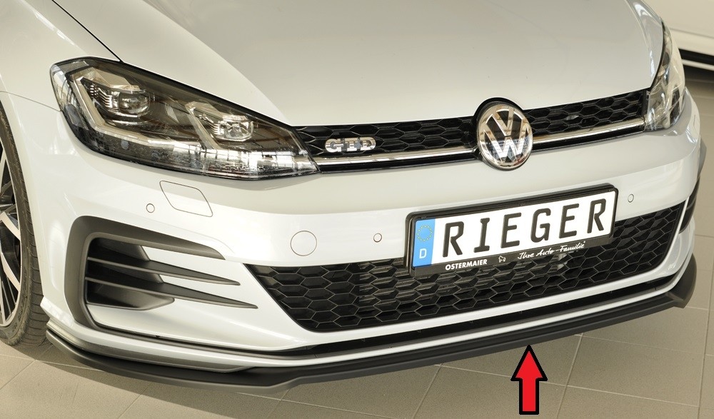 Spoilerzwaard Rieger VW Golf 7.5 GTI/GTD/GTE 2017-