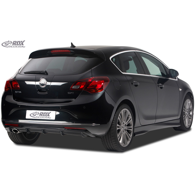 Rear bumper skirt 'Diffusor'  Opel Astra J 5-doors 2009-2015 excl. Sportstourer (PUR)