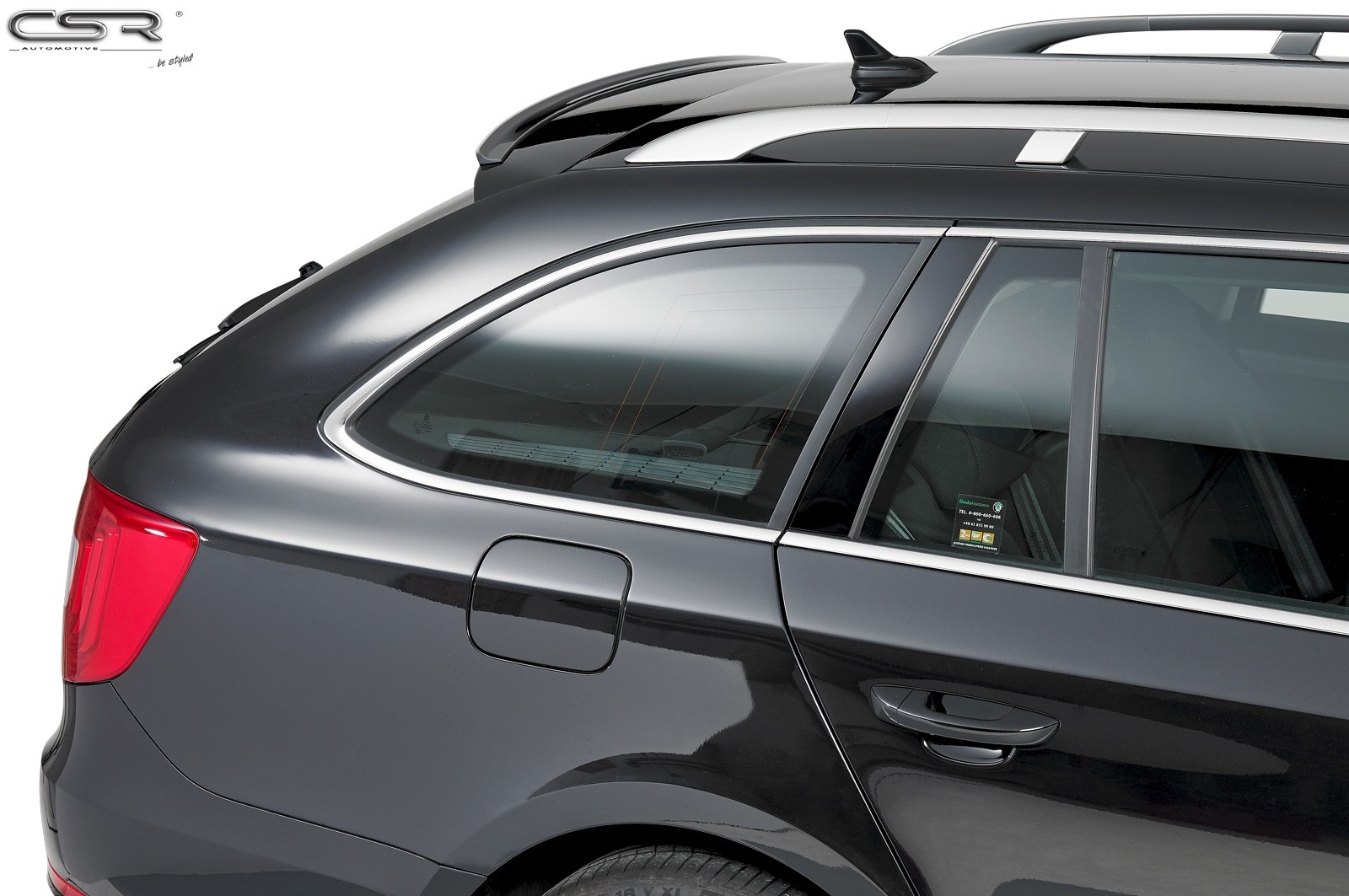 Dakrand spoiler lip voor Skoda Superb II 3T