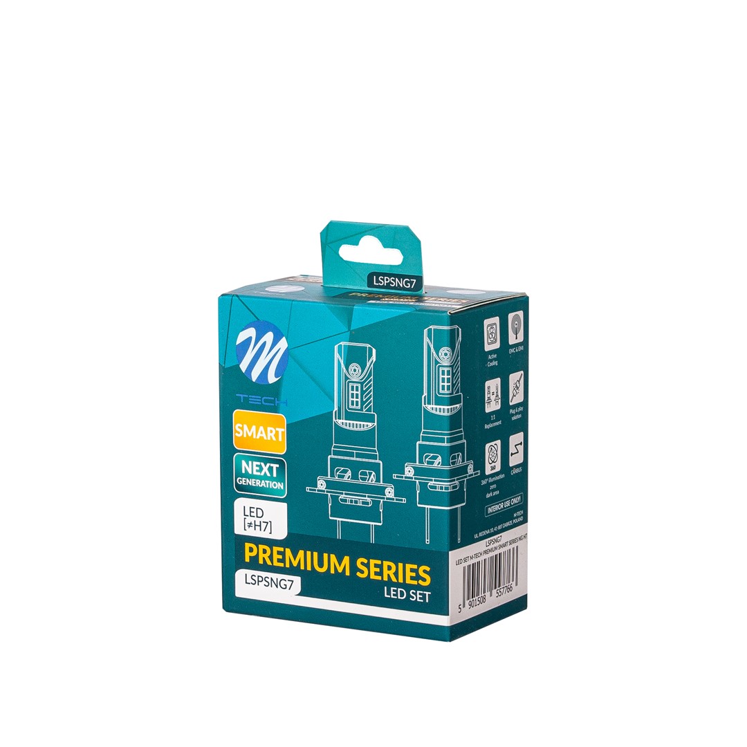 H7 LED Lamps M-TECH Premium Smart Series Canbus