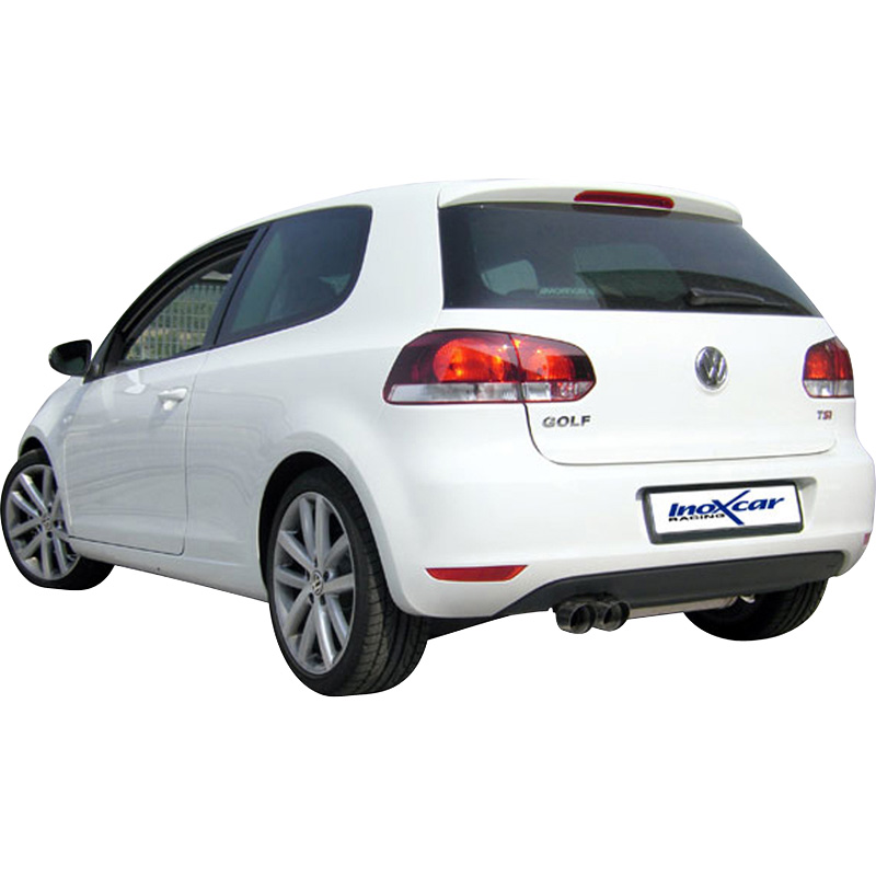 100% Inox Sport Exhaust  Volkswagen Golf VI 1.4TSi (160HP) 2008- 2x80mm Racing