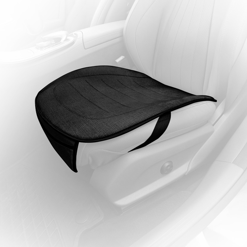 Universal Seat Cushion 'Bottom' Black Linen - single piece