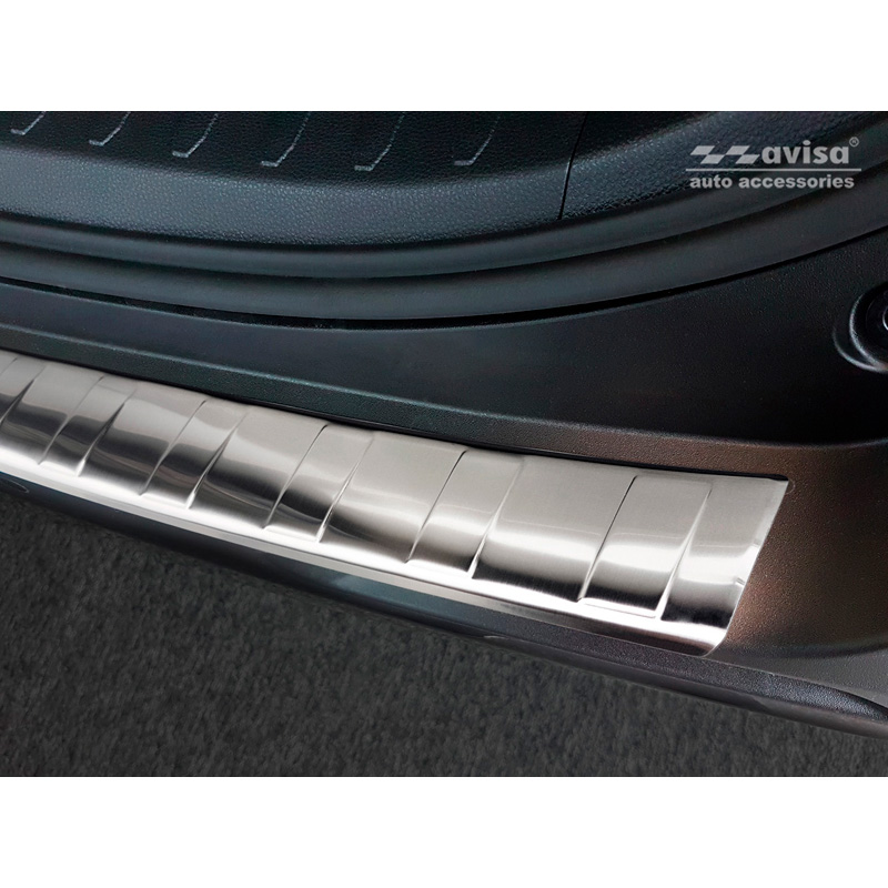 Stainless Steel Rear bumper protector  Toyota RAV4 (5th Gen) 2018- & Suzuki Across 2020- 'Ribs'