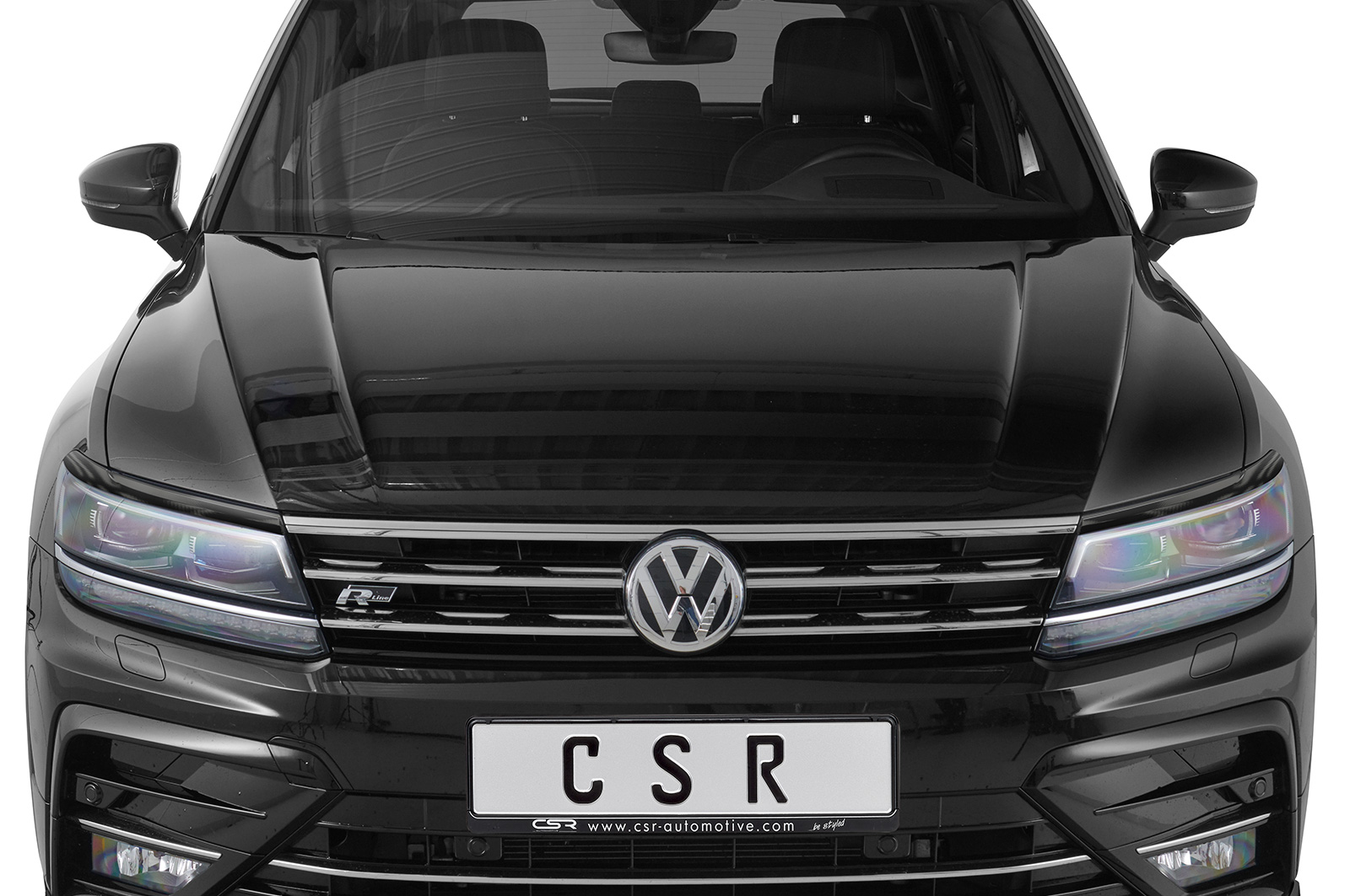 Koplampspoiler VW Tiguan II (Typ AD1) CSR Glans Zwart