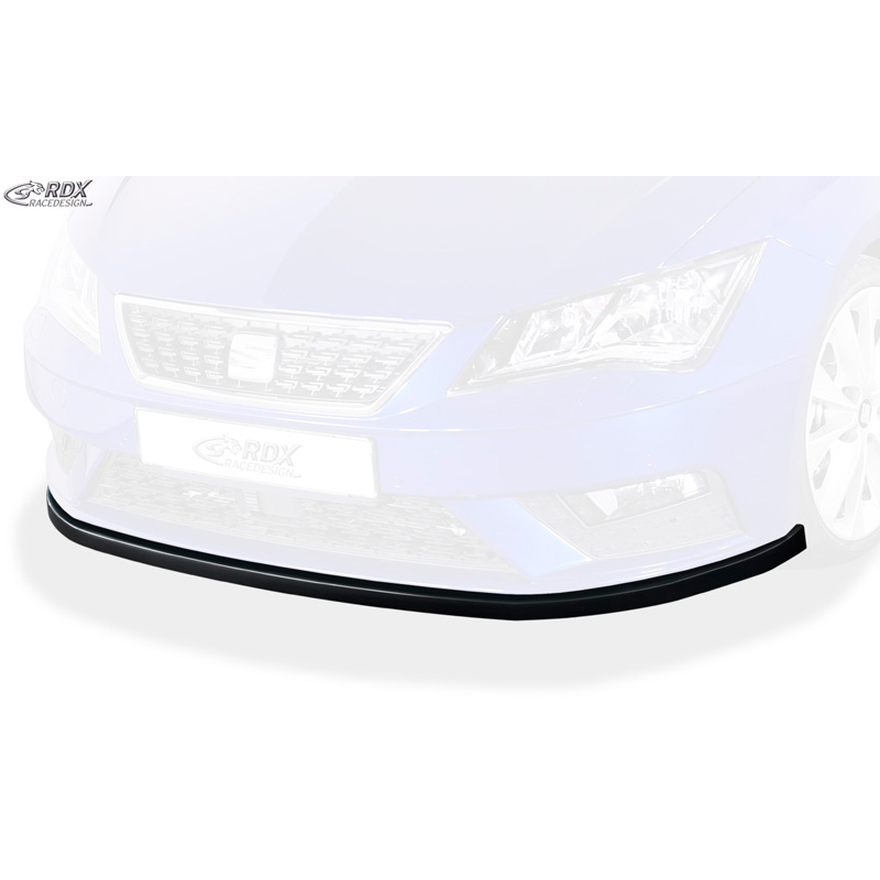 Front spoiler  Seat Leon 5F SC/5-doors/ST Facelift 2017-2020 excl. FR/Cupra (ABS glossy black)