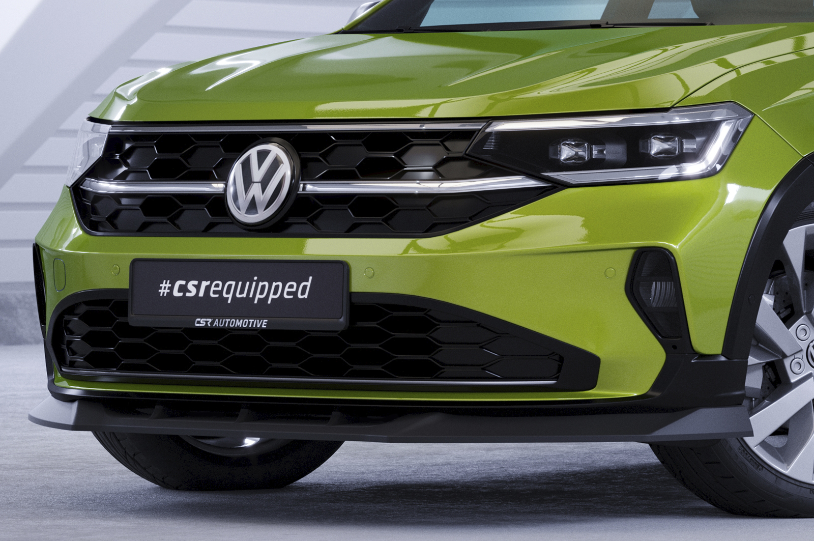 Voorspoiler Volkswagen Taigo CSR Glans Zwart