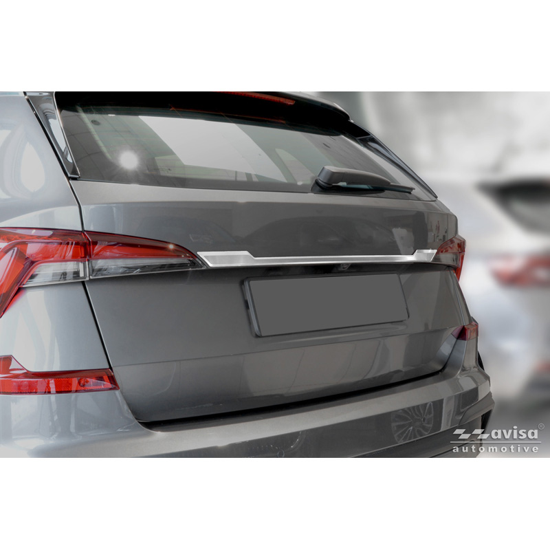 Avisa Geborsteld RVS Kofferbak Sierlijst  Skoda Kamiq (NW4) 2019-2024 & Facelift 2024-