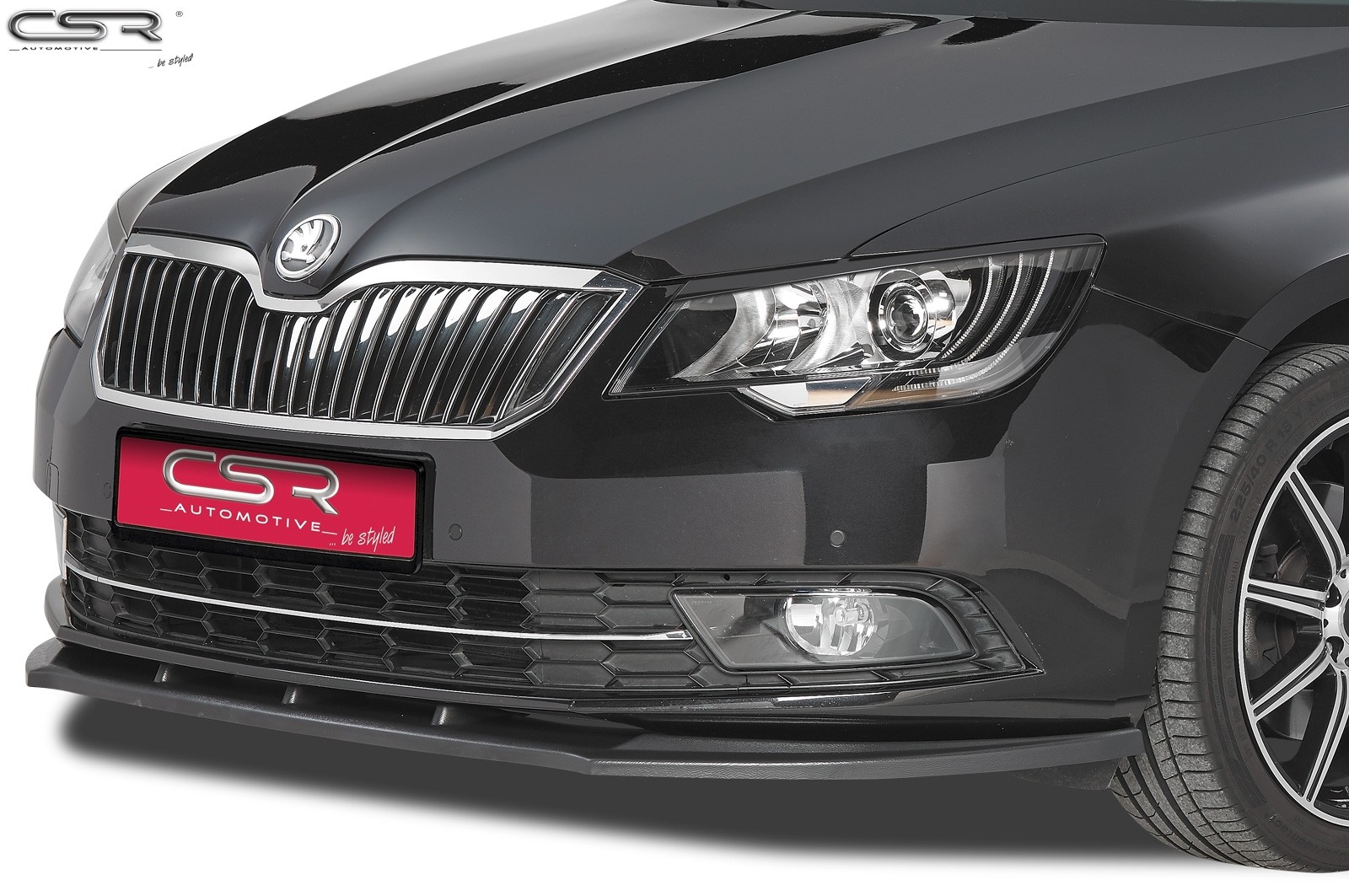 Onderspoiler lip voor Skoda Superb II