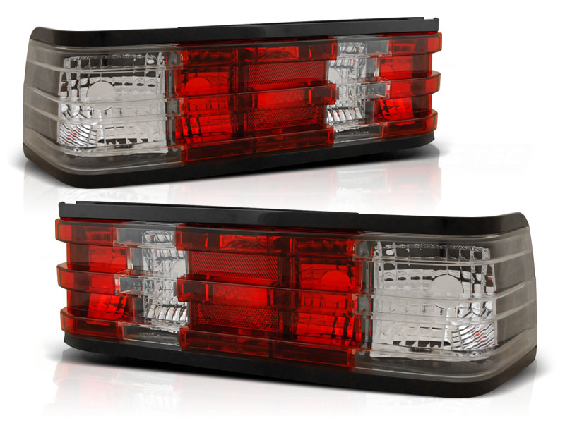Achterlichten Mercedes W201 Rood/Wit 82-93
