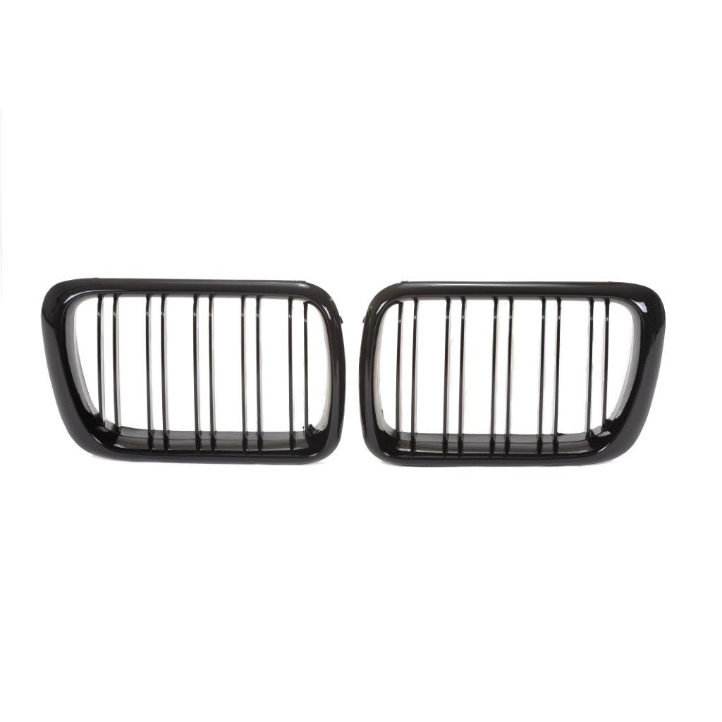 Grill Nieren BMW E36 96-99 Glans Zwart