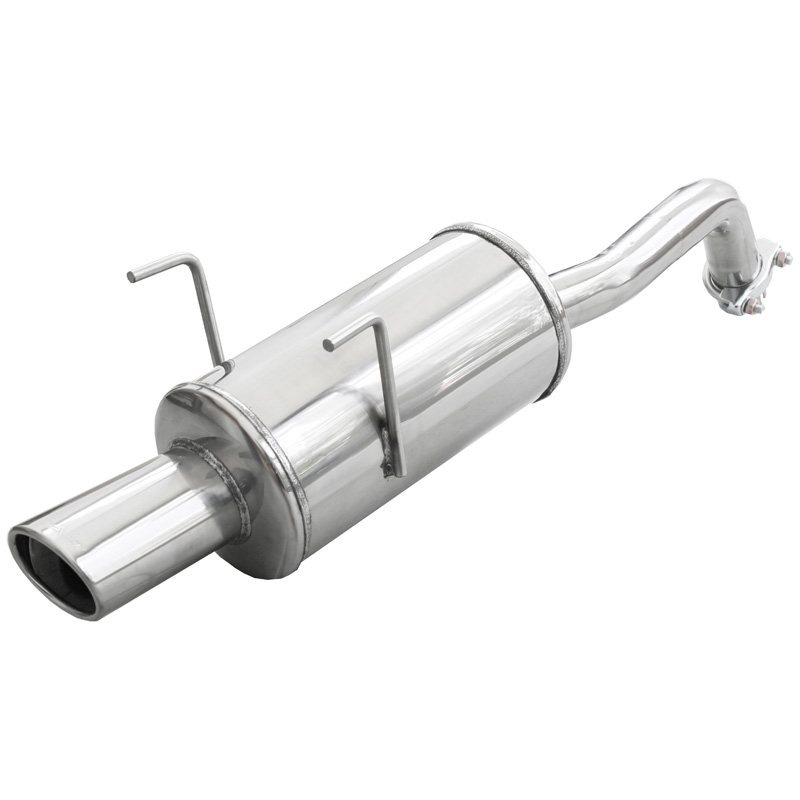 100% Inox Sport Exhaust  Fiat 500 1.4 16v (100HP) 2007- 90x70mm