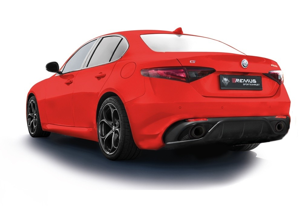 Alfa Romeo Giulia Veloce 2.0 turbo AWD Remus Uitlaat
