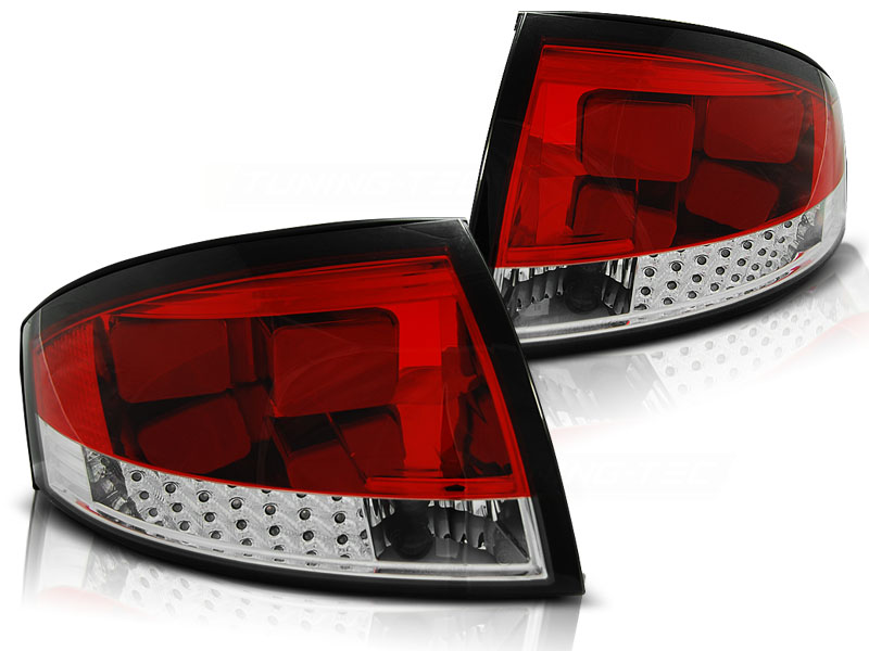 Achterlichten Audi TT 99-08 LED rood/wit