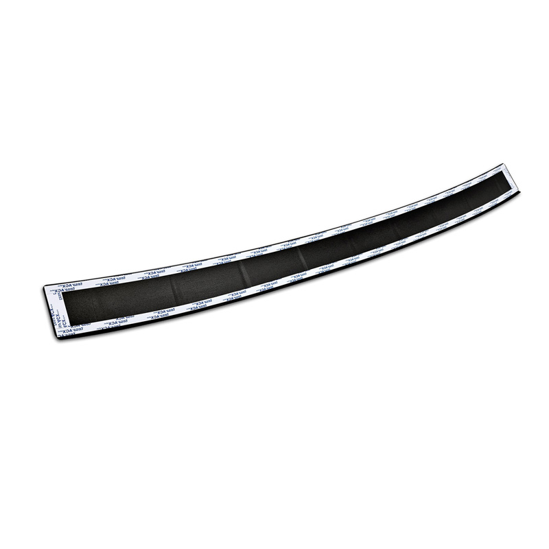 Matt Black Stainless Steel Rear bumper protector  Volkswagen ID.7 2023- 'Ribs'