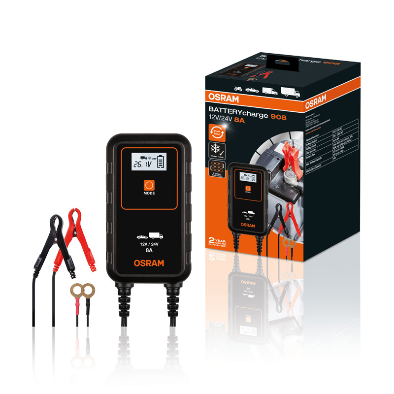 Osram BATTERYcharge 908 - Battery charger - 8.0A