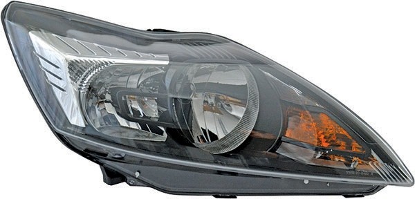 Koplamp rechts FOCUS 08-11 ZWART H+H7