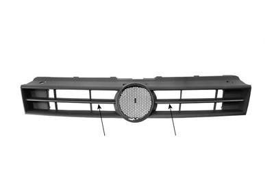 grille, zwart/chroom VW Polo, 6R 09-14
