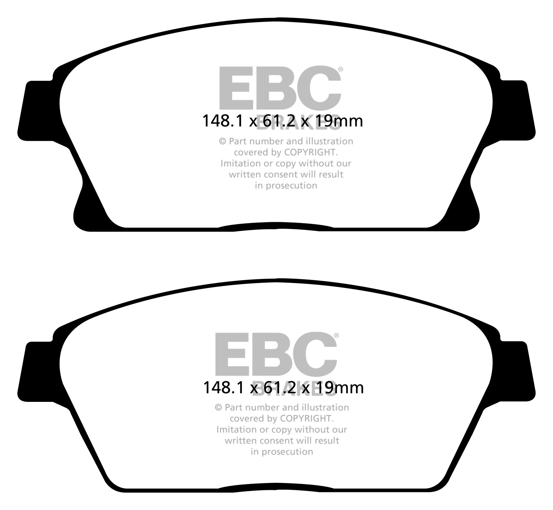 EBC Brakes OPEL Astra J 1.6 -115 2009-.. Remblokken voorzijde