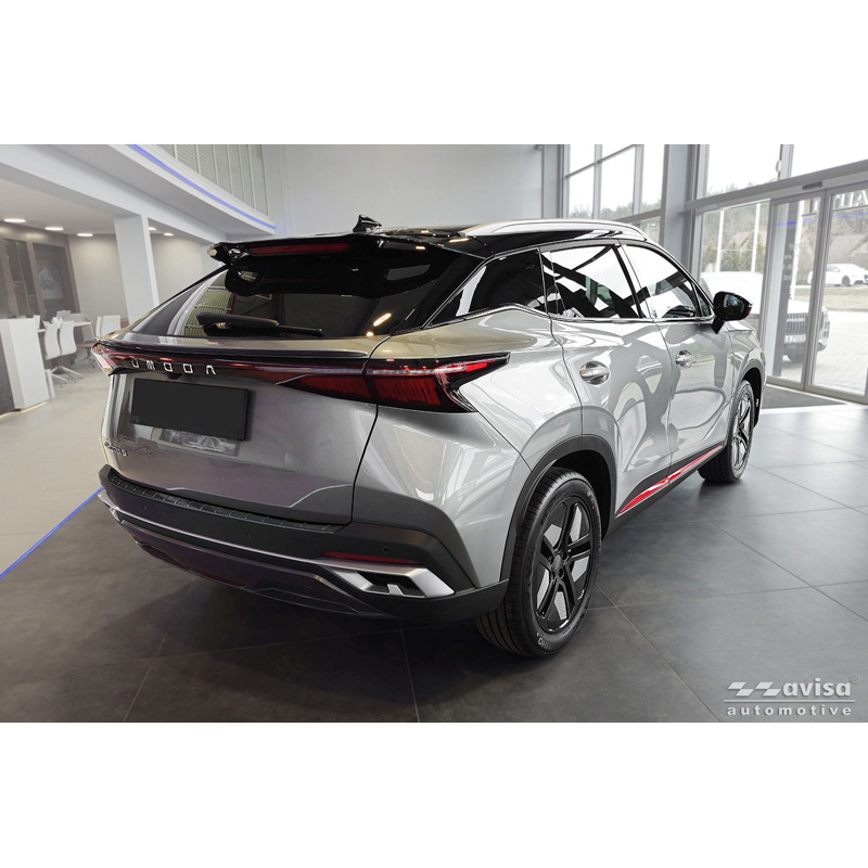 Avisa Black Stainless Steel Rear bumper protector  Omoda 5 2024- 'Ribs'