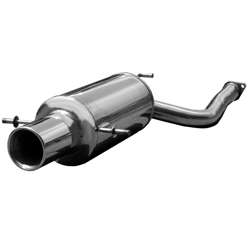 100% Inox Sport Exhaust  Subaru Impreza 4WD 2.0 GT-Turbo -2000 120mm Mega