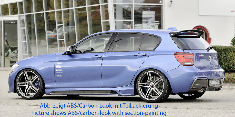 Zijskirts BMW 1 serie Rieger