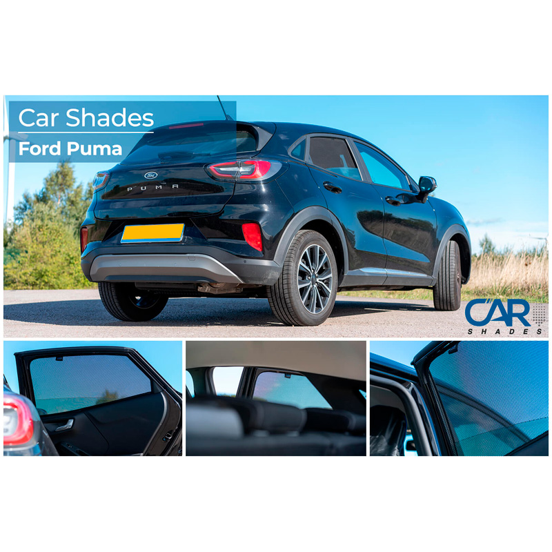 Set Car Shades (rear side doors)  Ford Puma 2019- (2-pieces)