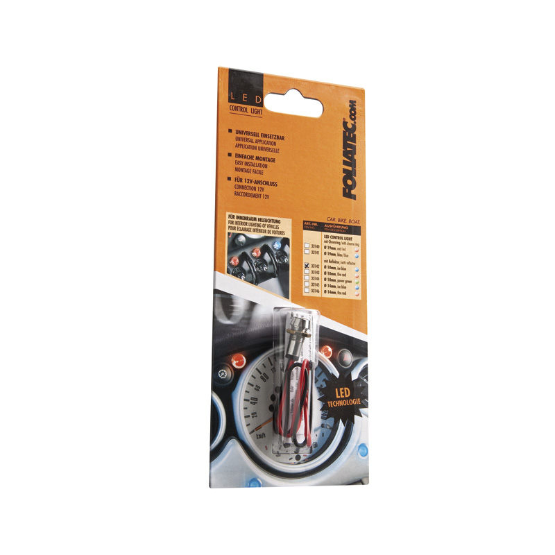 Foliatec LED Control Light chrome - ice blue Ø = 10mm - 1 piece