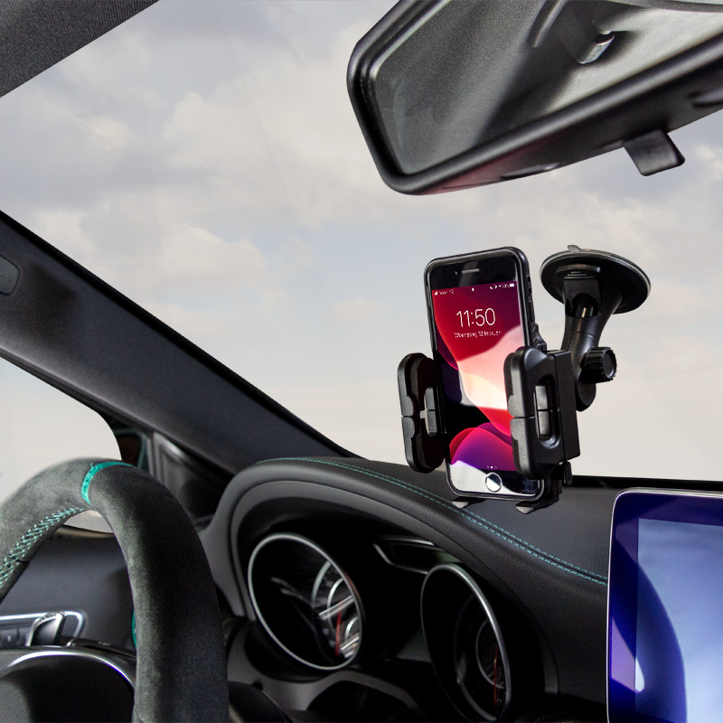 Universal Smartphone/Navigation Holder with suction cup 40-120mm