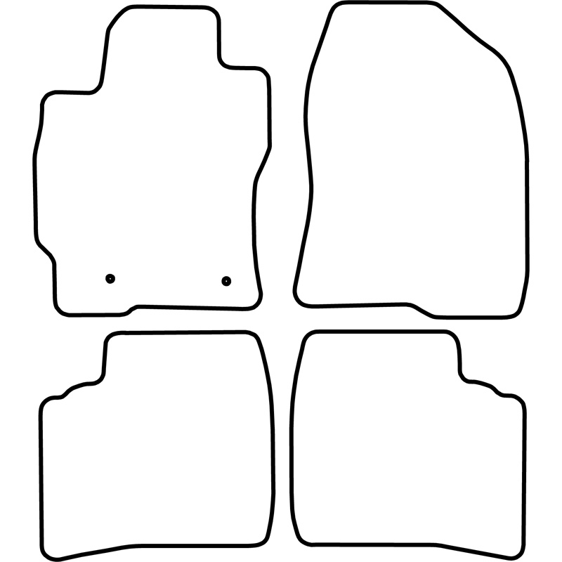 Automatten  Toyota Prius 2004-2009
