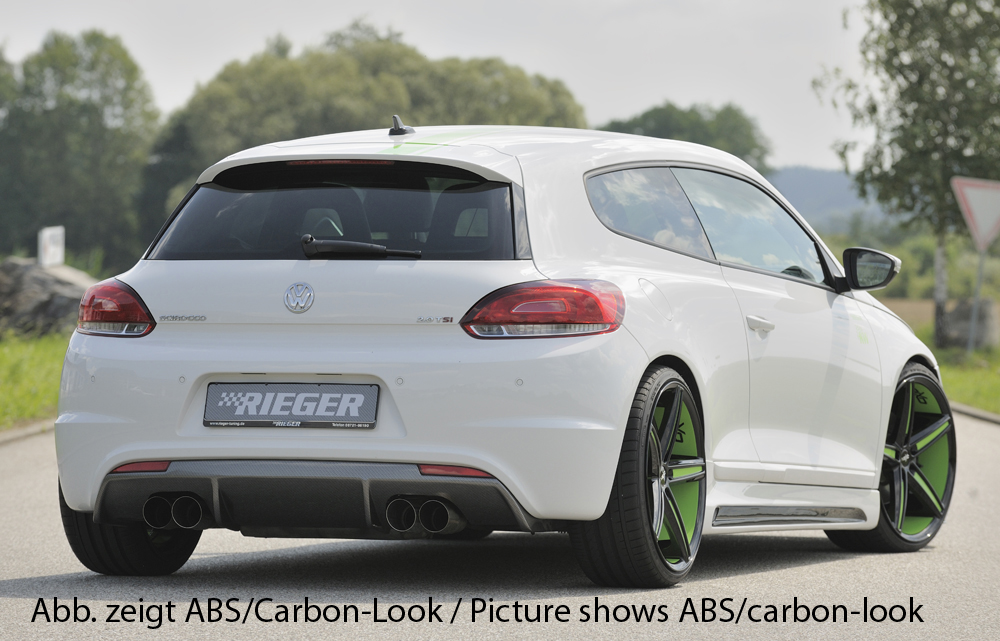 Diffuser Volkswagen Scirocco 08-17 R-line  Rieger