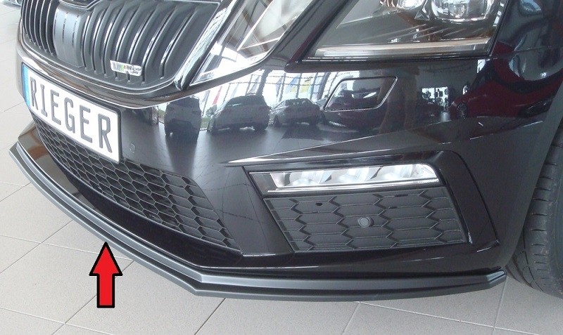 Spoilerzwaard Rieger Skoda Octavia RS 5E 2017-