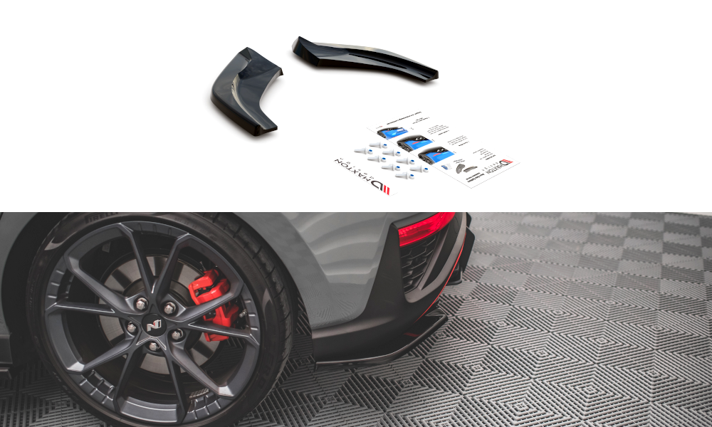 Achter Zijsplitters V.2 Hyundai I30 N Hatchback Mk3 Facelift