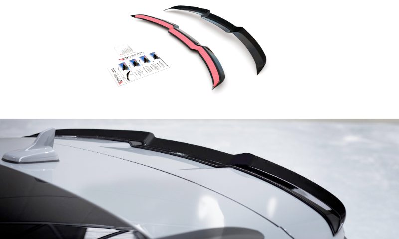 Spoiler V.1 Audi RS6 C8 Maxton Glanzend Zwart