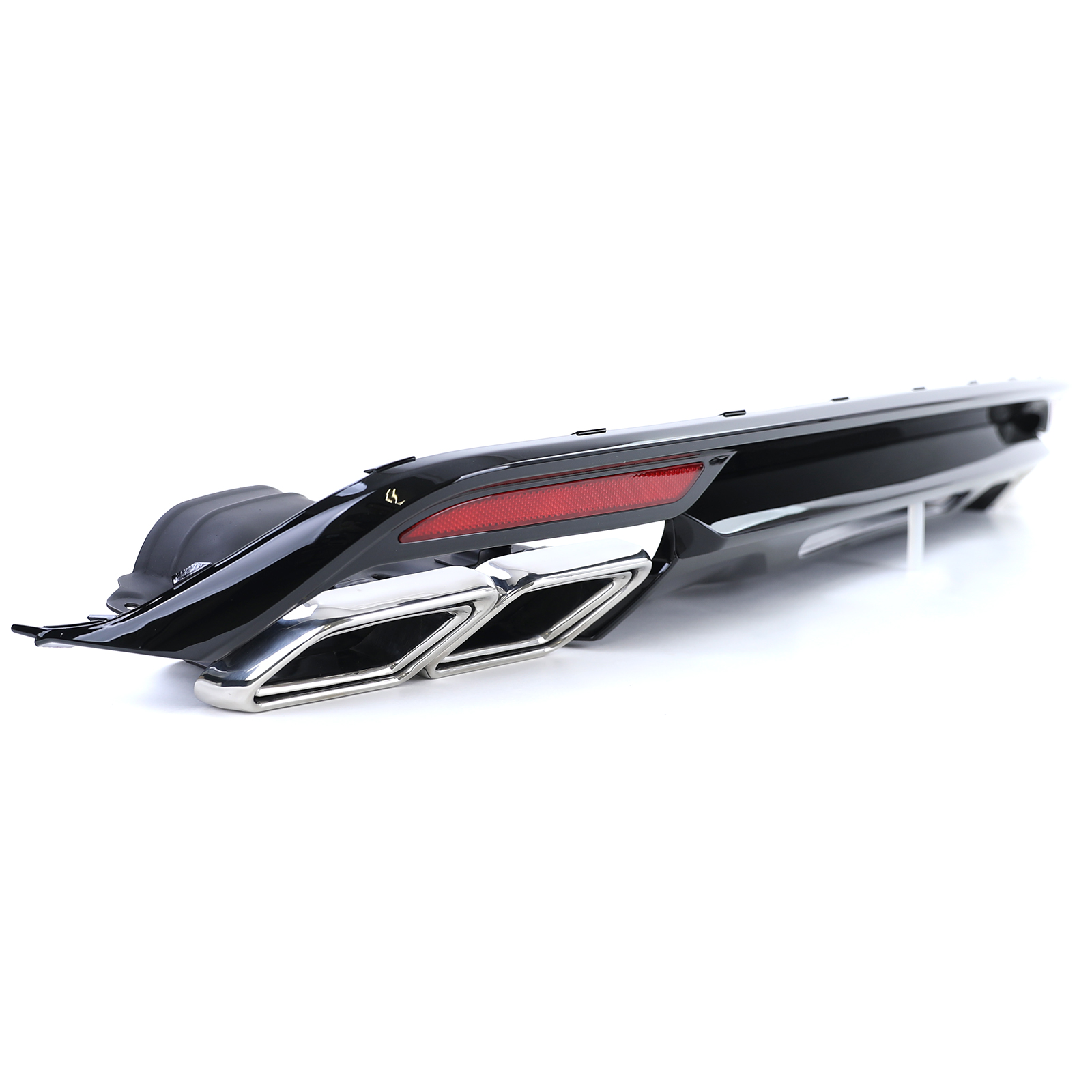 Diffuser Mercedes S-Klasse W222 AMG Look Diffuser Glans Zwart