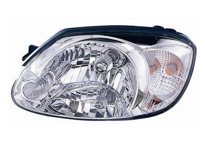 koplamp, H4, elektr verstelb, witte knipper, links Hyundai Accen