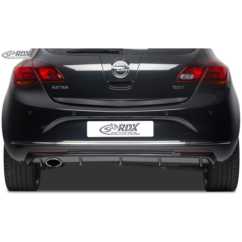 Rear bumper skirt 'Diffusor'  Opel Astra J 5-doors 2009-2015 excl. Sportstourer (PUR)