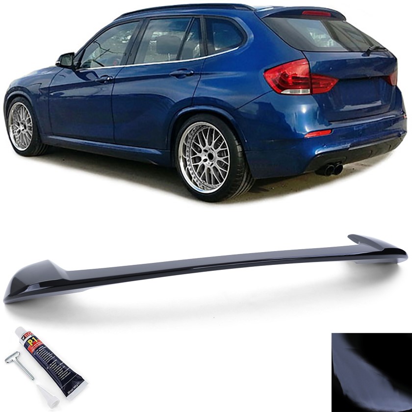 Dakspoiler BMW X1 E84 09-15  Glans Zwart