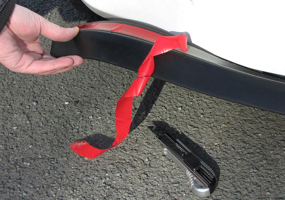 Onder / Spoiler Lip XXL Easy 2 Tune Zwart Universeel