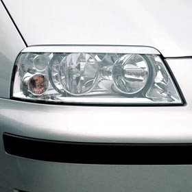 Headlampspoilers VW Sharan 5.00-... ABS