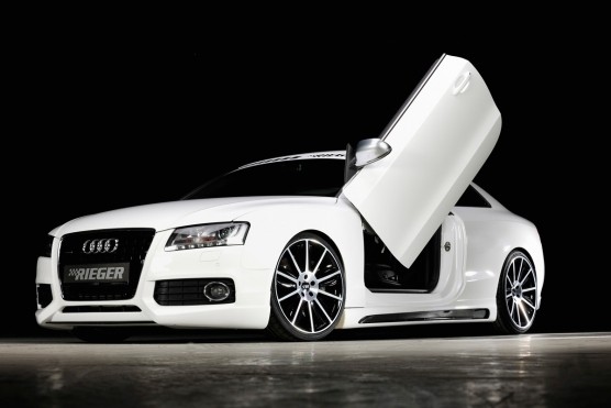 Zijskirts Audi A5 B8/B81 Sportback Rieger Carbon