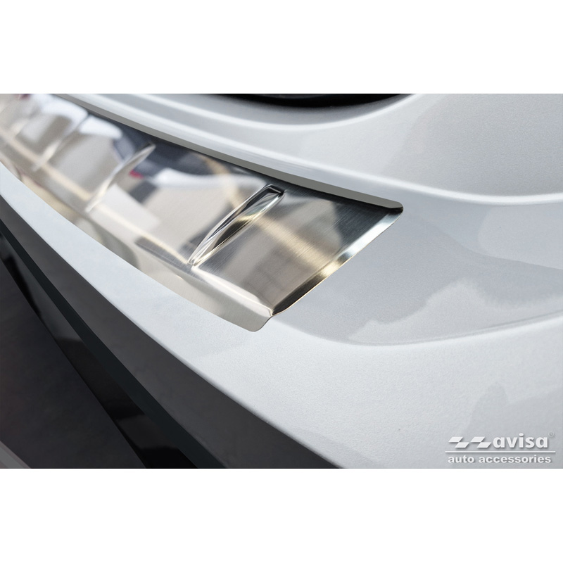 Stainless Steel Rear bumper protector  Volkswagen ID.7 2023- 'Ribs'