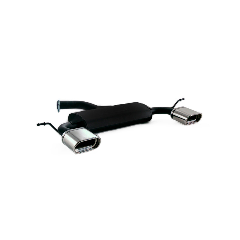 Double sport exhaust  Volkswagen Golf V HB 1.4i 55kW/1.4FSi 66kW/1.6i 75kW/1.6FSi 85kW/2.0FSi 110kW/1.9TDI 66/77kW/2.0TDI 100/103kW/2.0SDI 55kW 2003-2008 145x75mm