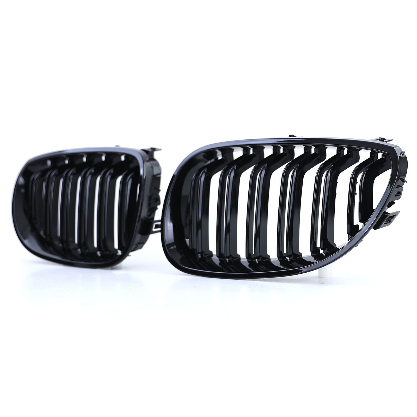 Grill Nieren BMW E60/61 05-10 Glans Zwart