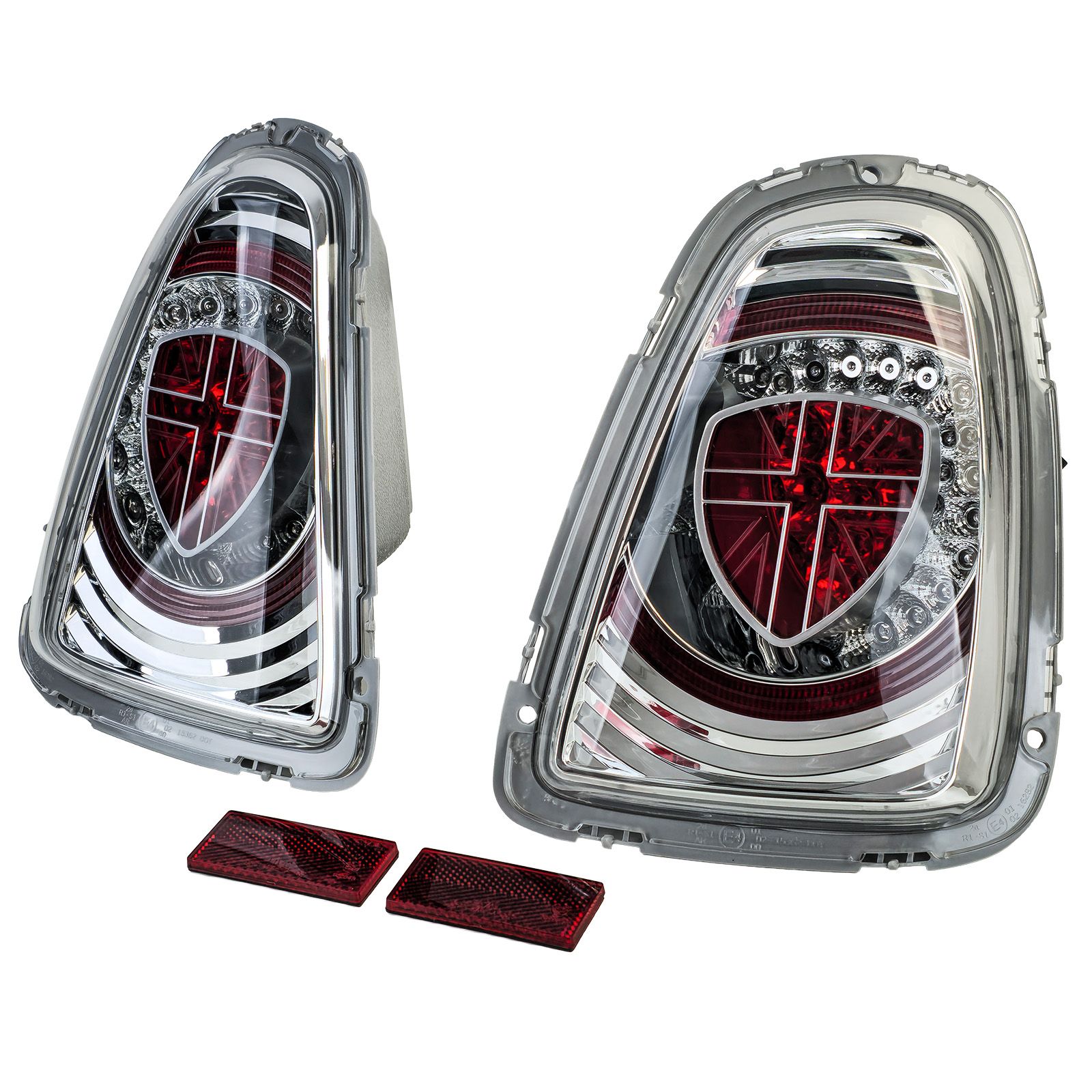 Achterlichten MINI R56 Facelift 10-14 Chroom LED