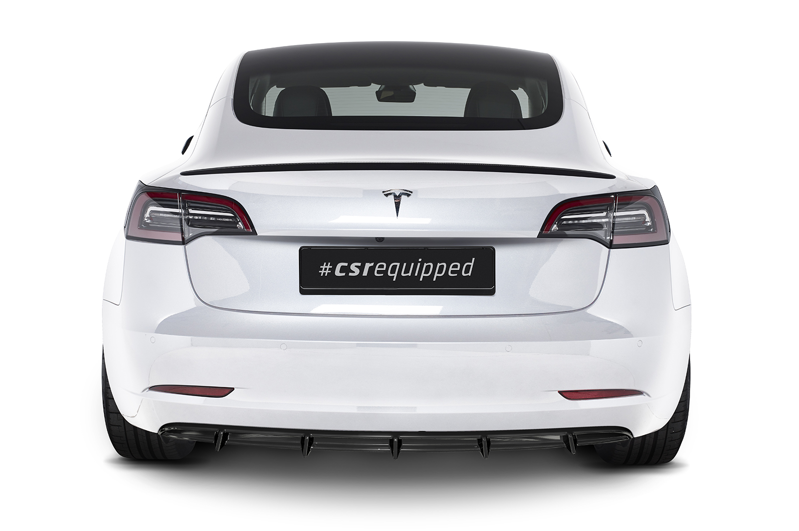 Diffuser Tesla Model 3 CSR Glans Zwart