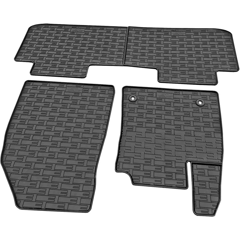 CIKCAR Rubber car mats set  MG S5 EV 2025- (3-pieces + fixing system)