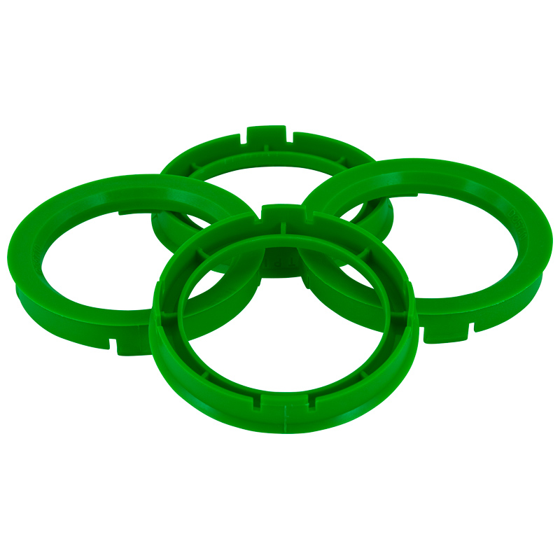 Set TPI Centreerringen - 76.1->59.1mm - Sea Foam Groen