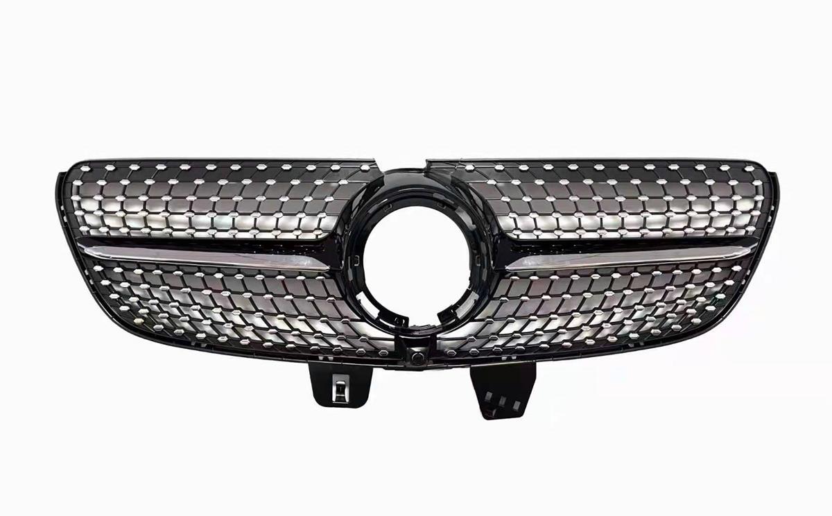 Grill Mercedes V-Class W447 (2019-...) Diamond Zwart/Chroom Camera