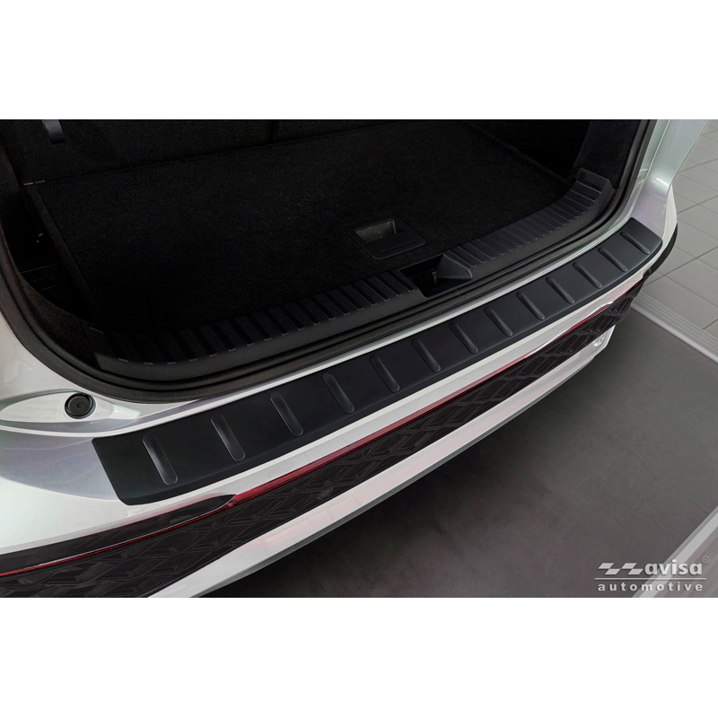 Avisa Stainless Steel Rear Bumper Protector  Volkswagen Tayron 2024- - Matt Black
